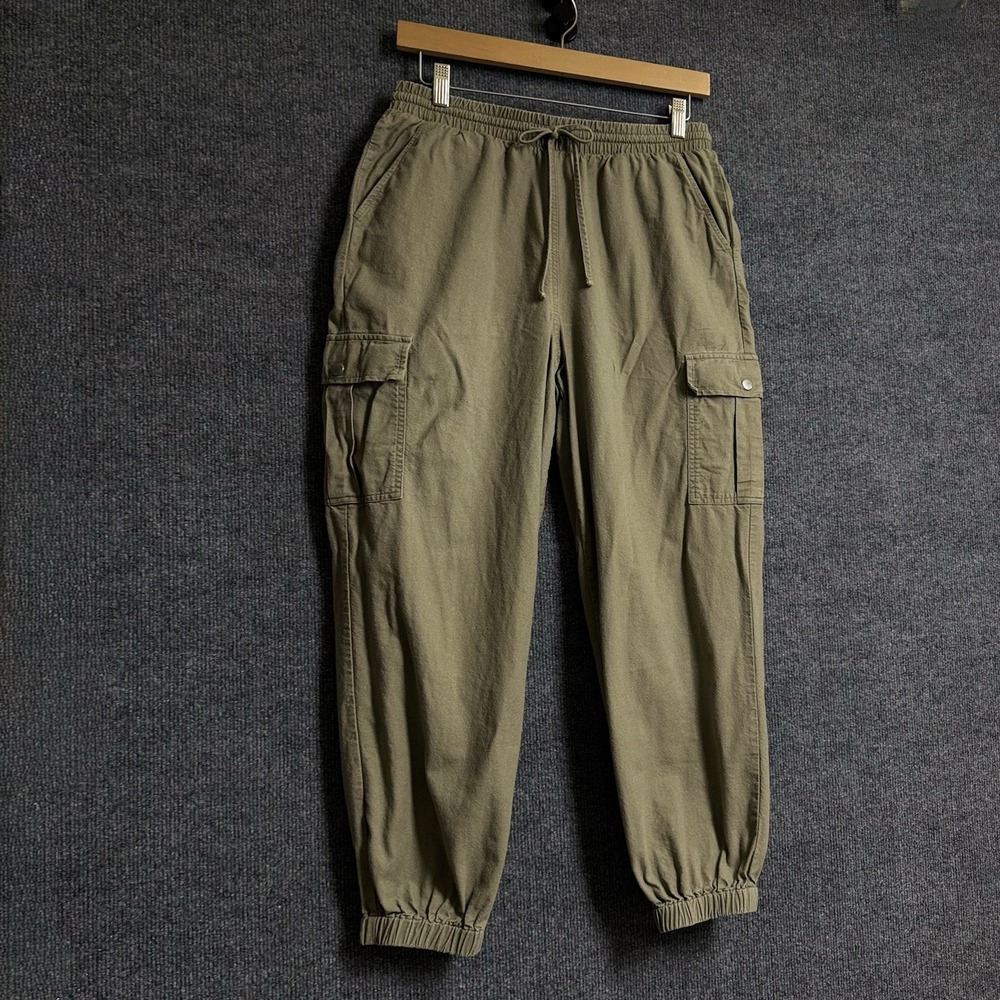 Forever 21 Size M Pants Olive Cargo Pants Utility Military Gorpcore Streetwear - Picture 2 of 10